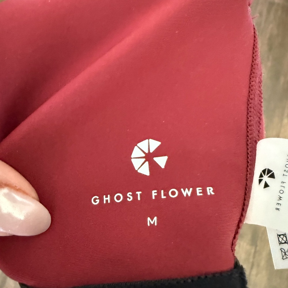 Red Activewear Set Ghost Flower - image 4